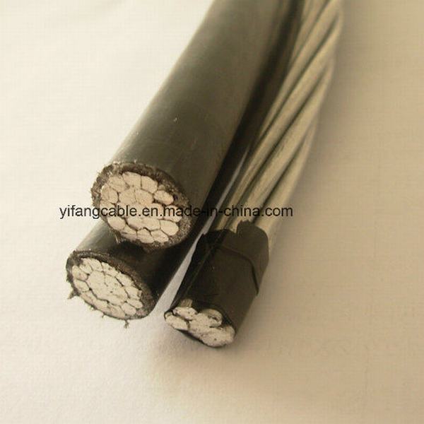 China 
                        600V ABC Cable Triplex Service Drop Alumiunm Conductors AAAC 6201 Alloy Neutral
                      manufacture and supplier