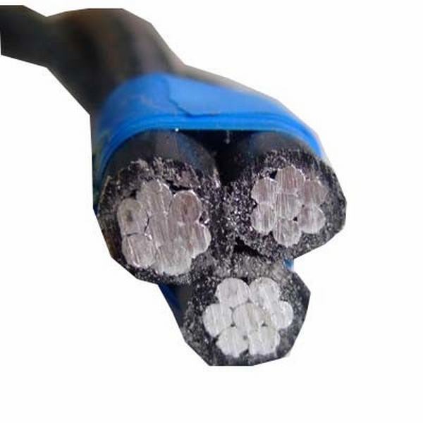 China 
                        600V Aluminum Conductor AAAC 6201 Alloy Neutral Messenger Triplex Service Drop Cable
                      manufacture and supplier
