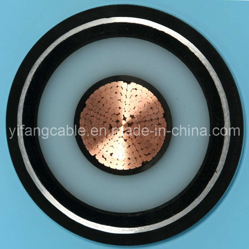 66kv 110kv 132kv 220kv Copper Conductor High Voltage XLPE Insulation Shielded Cable (single core)