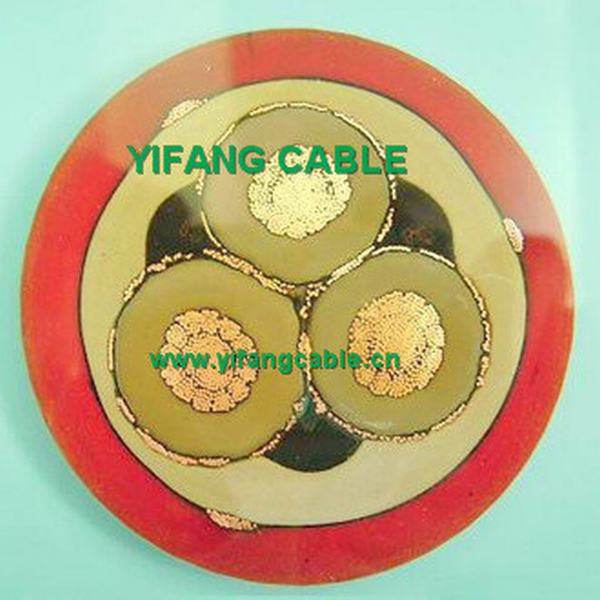 China 
                        8kv Rubber Insulated and Sheath Cable 3X1/0AWG
                      manufacture and supplier