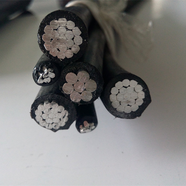 
                                 Aluminium-XLPE-Isolierung 2X16mm2 Luftgebündeltes Kabel 0,6/1kV, Überkopfkabel                            