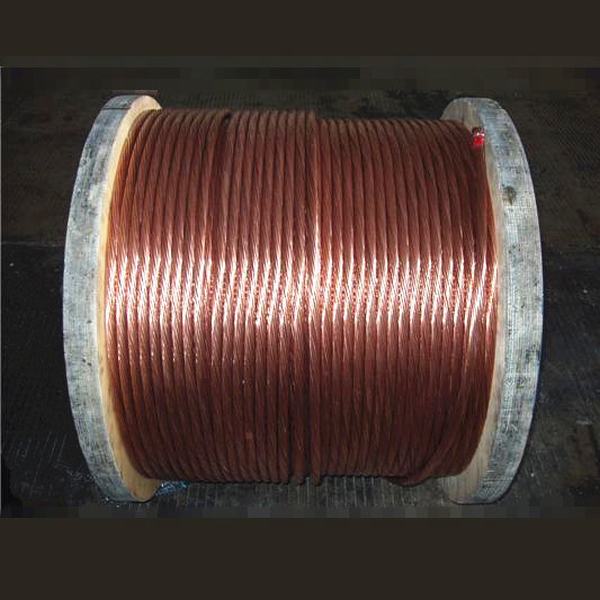 China 
                                 Conductor de acero revestido de cobre DEL CCS, un 40% de la Conductividad                              fabricante y proveedor