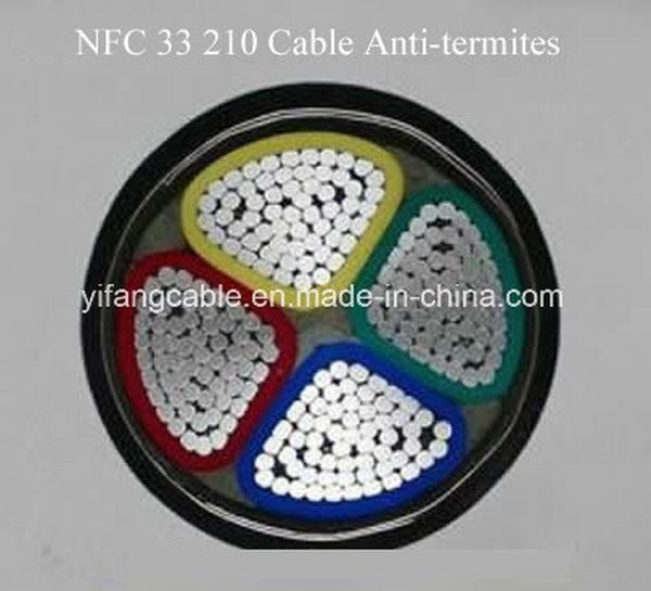 Chine 
                                 Le câble d'aluminium Anti-Termites NF C 33-210 H1 XDV-as/ar 3+1c 50~240mm2                              fabrication et fournisseur