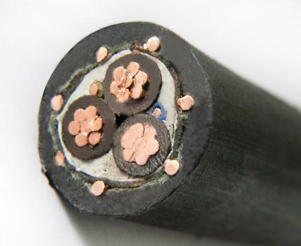 Copper Concentric Cable XLPE Insulated PVC/PE Jacket