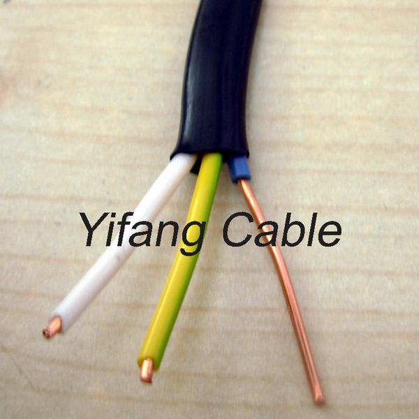 Electronical Wire, Soild Core PVC Sheath PVC Insulation 3*2.5mm2
