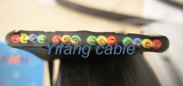 
                                 El cable de caucho plana por cable ASCENSOR cobre                            