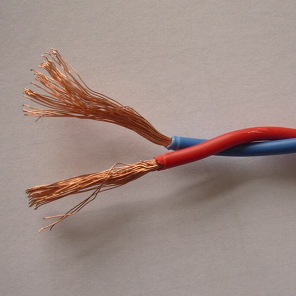 China 
                        Flexible Copper PVC Coated Two Core Twisted Flexible Cable
                      manufacture and supplier
