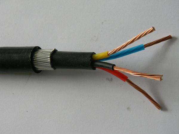 China 
                                 Conductor de cobre de cuatro núcleos blindados, aislamiento de PVC, el metro Cable de alimentación                              fabricante y proveedor