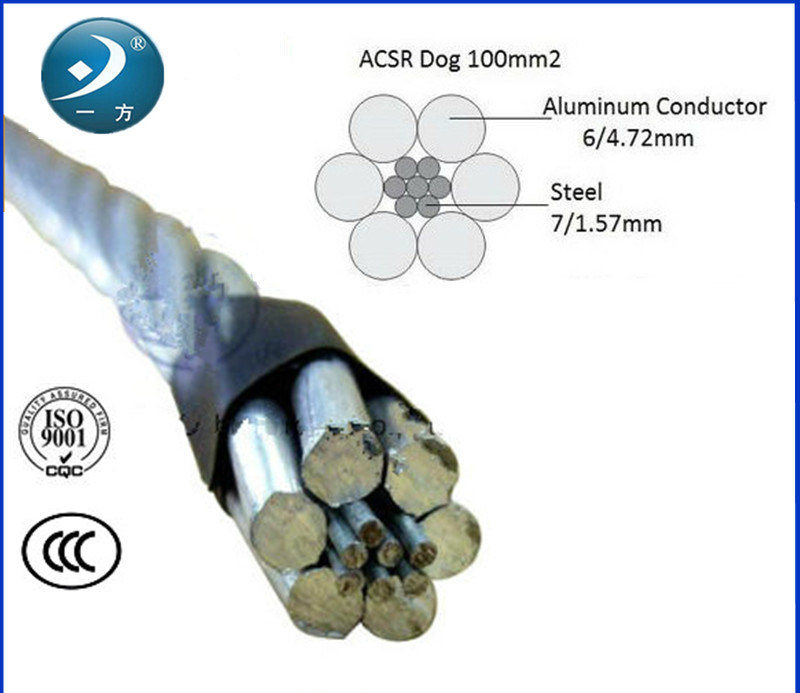 
                Общие кабель ACSR стальная сердцевина собака кролик Дрейк ACSR оголенные провода AAC AAAC ACSR кабель
            