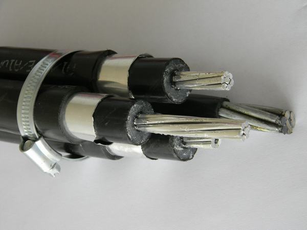 
                                 Câble torsadé Mt 11kv conducteurs en aluminium Prc Câble d'alimentation du fil en acier trois Core avec position neutre                            