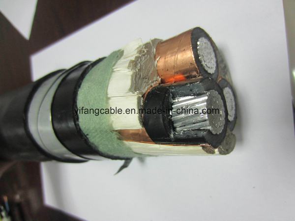Mv 6kv Aluminum Conductor XLPE Insulated Power Cable