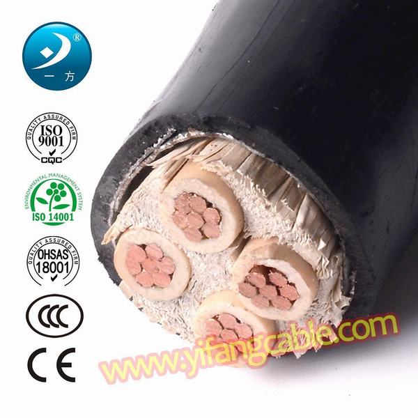 Китай 
                                 Nyy-J кабель 4X50sqmm ПВХ кабеля                              производитель и поставщик