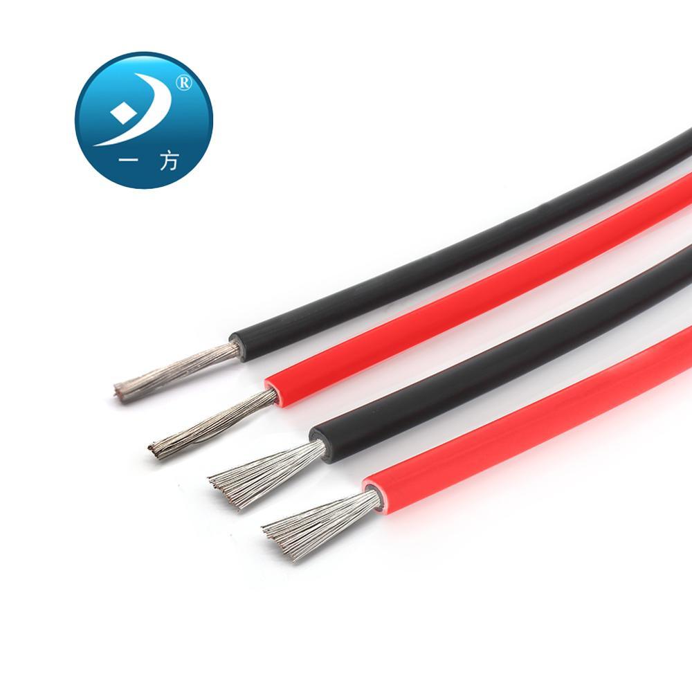 Chine 
                Fil PV XLPE 10 AWG 6mm2 câble solaire rouge or Fil de câble PV noir avec gaine XLPE à conducteur en cuivre
              fabrication et fournisseur