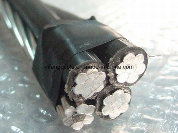 Quadruplex Cable 3+1 Aluminum Conductor XLPE Insulated