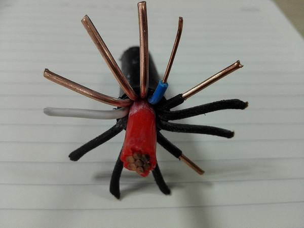 
                                 Split концентрические кабель медный проводник XLPE/PE короткого замыкания стопор оболочки троса                            