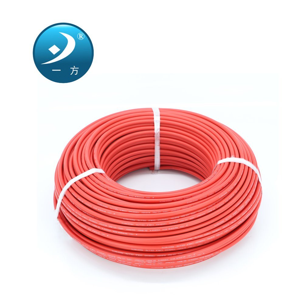 Tinned Copper 1000V DC Copper Single Core 2X4.0mm2 10 Sq mm Electrical Cable Wire PV Solar Cable