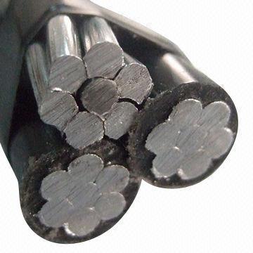 
                (2+1) Triplex queda de cabo condutor de alumínio o Alumínio 100 250 350 Triplex cabo subterrâneo
            