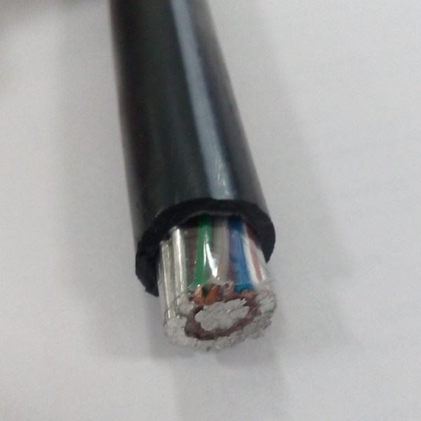 Two Core 10mm 600/1000V XLPE Insulated Al Service Cable Complete with 2X0.5 mm2 Copper Pilot Cores Concentric Cable