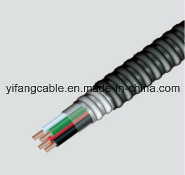 China 
                                 UL Type Mc Cable Copper Conductor mit Ground PVC Jacket 600V                              Herstellung und Lieferant
