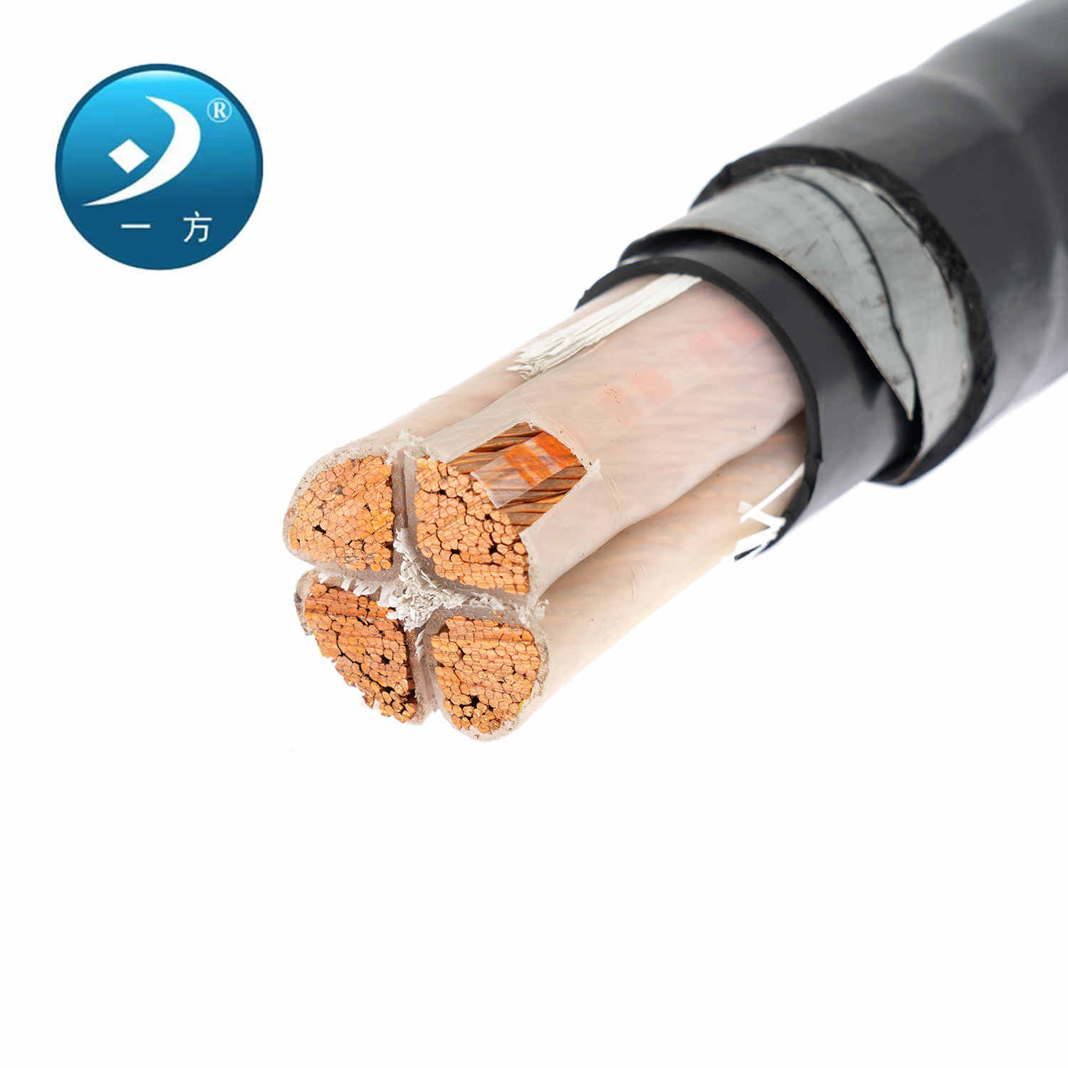 Yjy LV, XLPE Cable, 3X70+35mm2 Cu XLPE Insulated PVC Sheath Electric Cable Power Cable