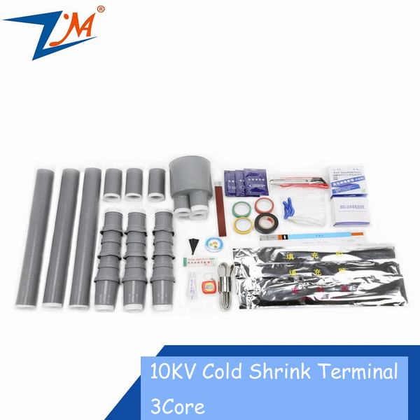 20kv Silicone Rubber Cold Shrink Outdoor Cable Terminal Kit Three/One Core