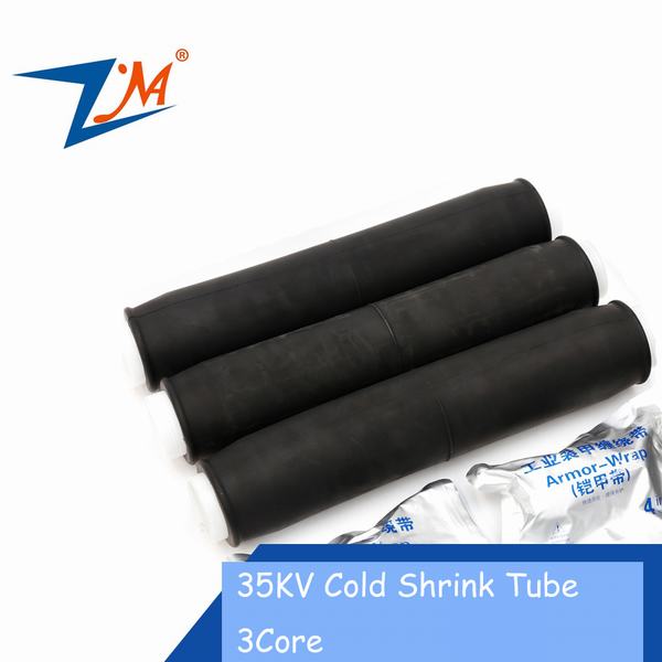 
                                 35kv manchon en caoutchouc de silicone Cold Shrink trois/Tube One-Core/joint                            