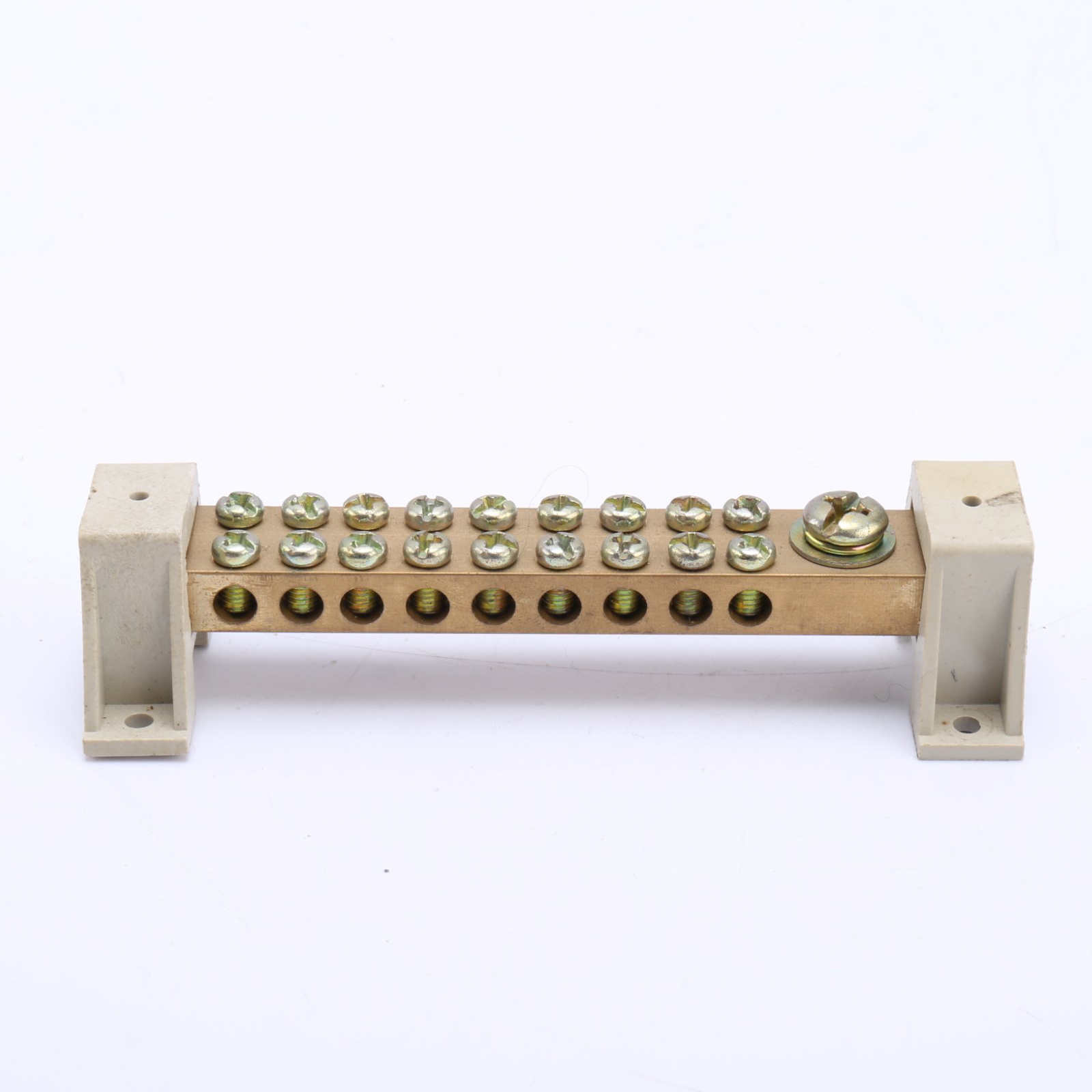 China 
                Copper Brass Nickel Plating Tinned Terminal Block with Screws
              manufacture and supplier