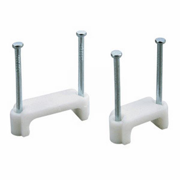 China 
                        Double Nail Flat Cable Clips
                      manufacture and supplier
