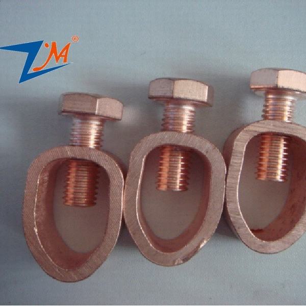 China 
                        Factory Supply Grounding Earth Rod to Tape Brass Cable Clamp
                      manufacture and supplier