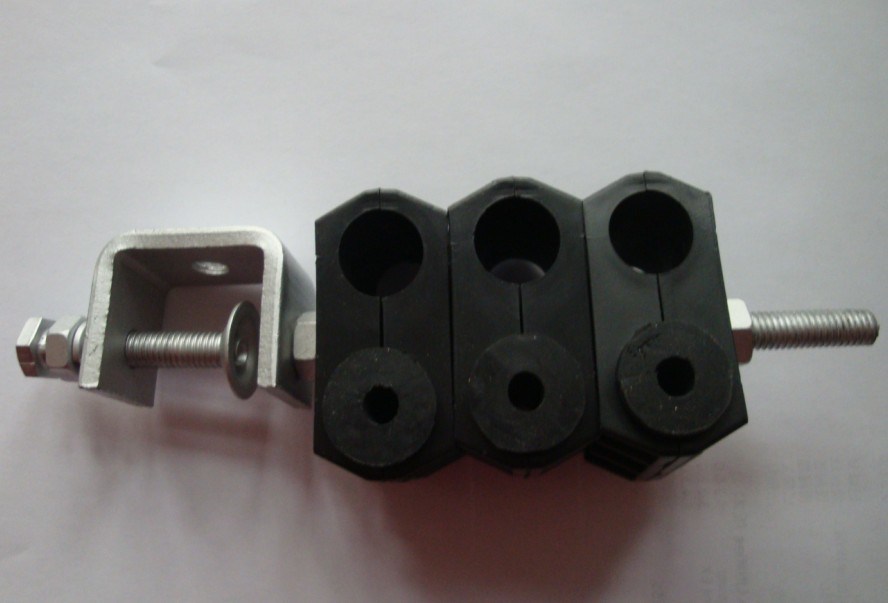 
                Fiber Optic Coaxial RF Coax Power Cable Snap-in Feeder Cable Clamp
            