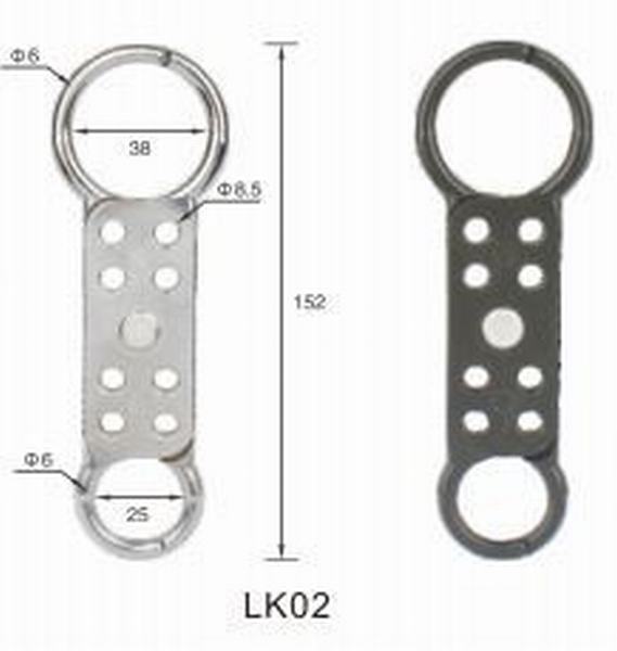 China 
                        Flameproof Double End Aluminum Lockout Hasp
                      manufacture and supplier
