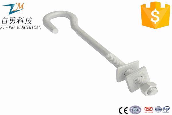 China 
                        Hot-DIP Galvanized Metal Hook Pigtail Bolt for Overhead Power Fitting Accessories
                      manufacture and supplier