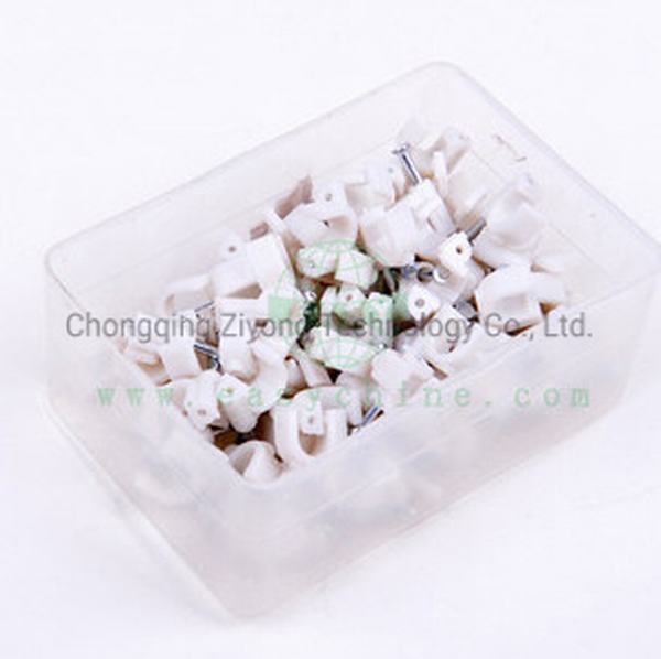 China 
                        Shock Resisting Circle Nail Plastic Cable Clips
                      manufacture and supplier