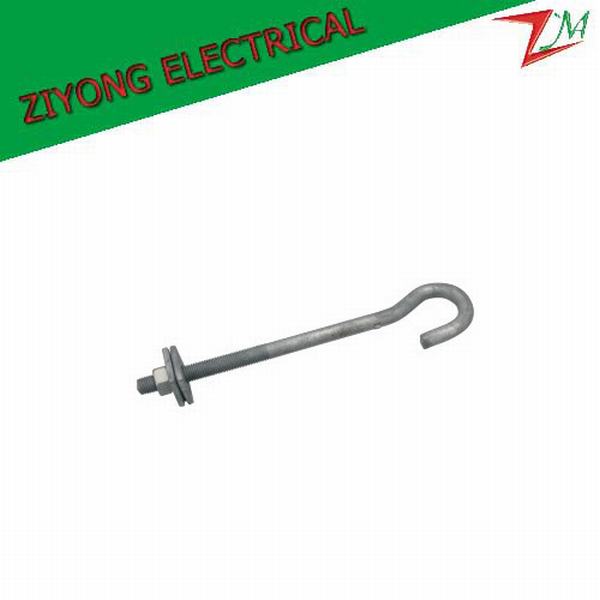 China 
                        Suspension Anchor Hook/Pig Tail Hook for Electric Hardware
                      manufacture and supplier