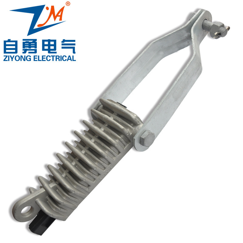 
                Les colliers de serrage de tension/aluminium Colliers d′ancrage pour les lignes
            