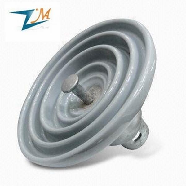 China 
                                 U40 Tapa de hierro fundido de porcelana compuesto aislante vidrio disco                              fabricante y proveedor