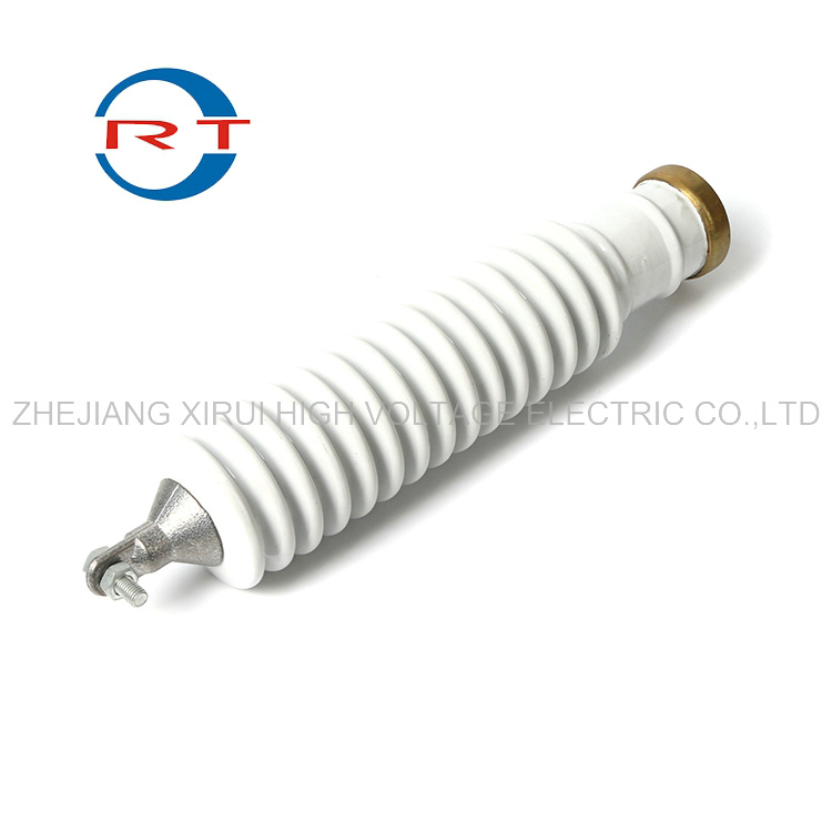 China 
                Porcelain Brass Gap Ceramic Housed ZnO Lightning Arrester
              manufacture and supplier