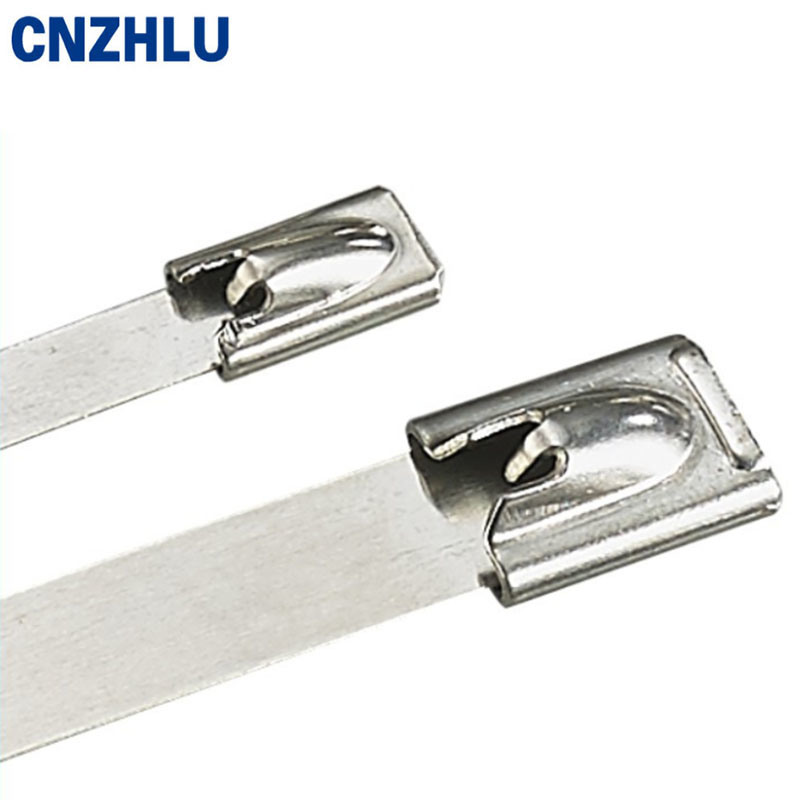 China 
                304 316 Stainless Steel Ball Lock Cable Ties for Heavy Duty
              manufacture and supplier