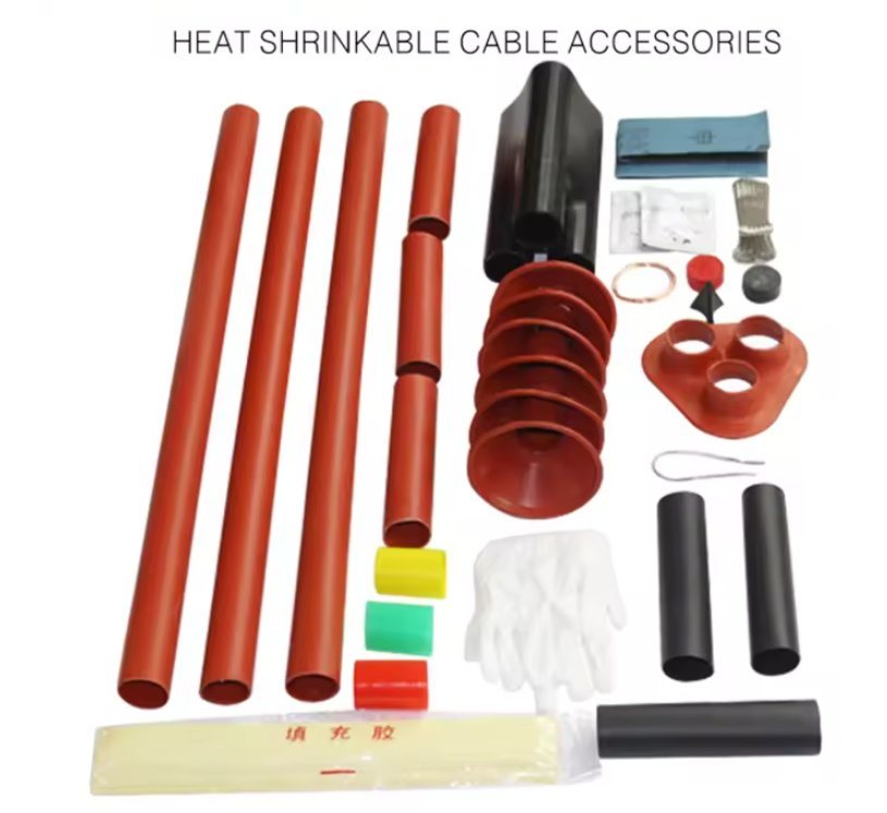 33kv Heat Shrinkable Termination Kit Cable Accessory Cable End Protection Terminal