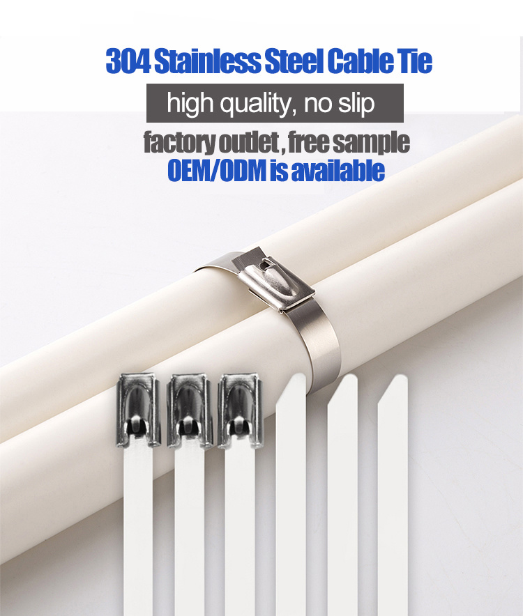 China Products/Suppliers. 201 / 304 / 316 Ball Locking Stainless Steel Ties