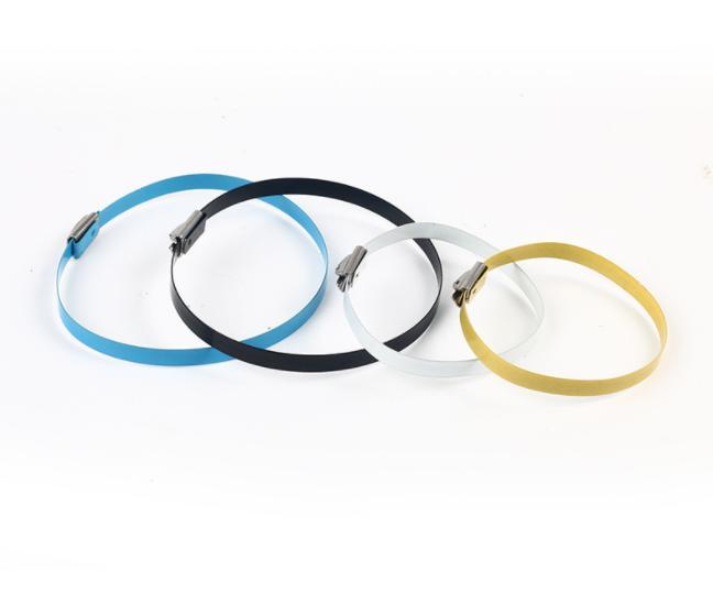 Colorful Locking Stainless Steel Cable Ties