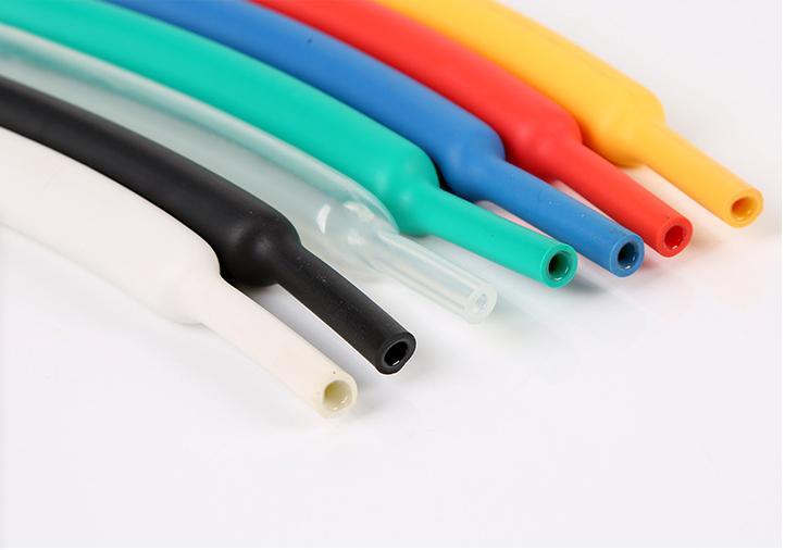 Multiple Types Colored Durable Thin Wall Motor Insulation Cable Heat Shrink Tube