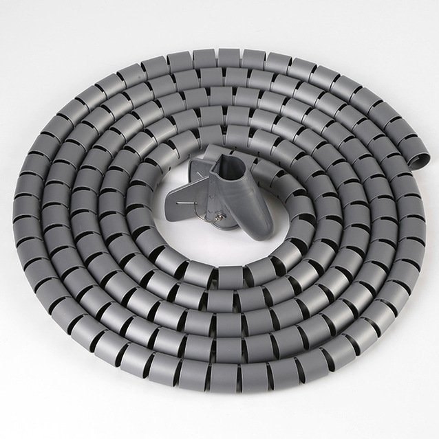 
                Blanco Negro Ronda cable espiral proporcionar directamente de la banda Plasticwrapping
            