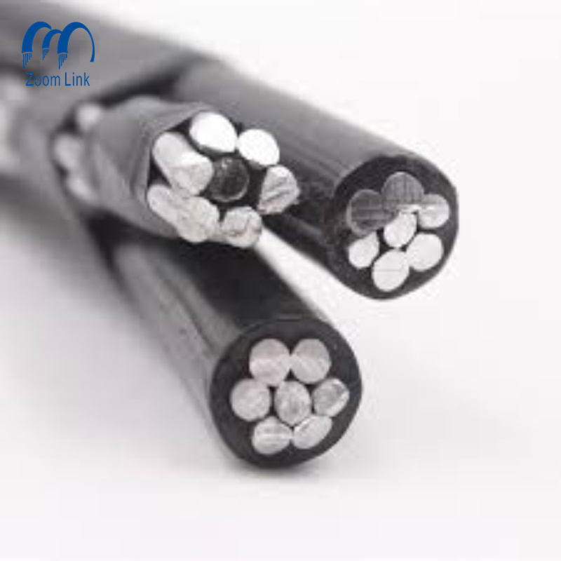 
                0.6/1 Kv PVC Insulated PVC Jacket AAC Conductor Power Cable ABC Cable
            