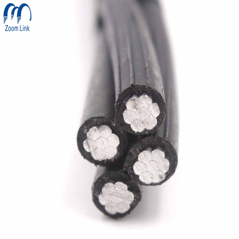0.6/1kv Aluminum Cable Insulated ABC Cable Jklyj 4X10mm