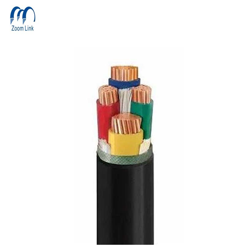 
                0,6/1kV NYY N2xy cable de alimentación PVC cable eléctrico 4X25mm2 Cobre Cable
            