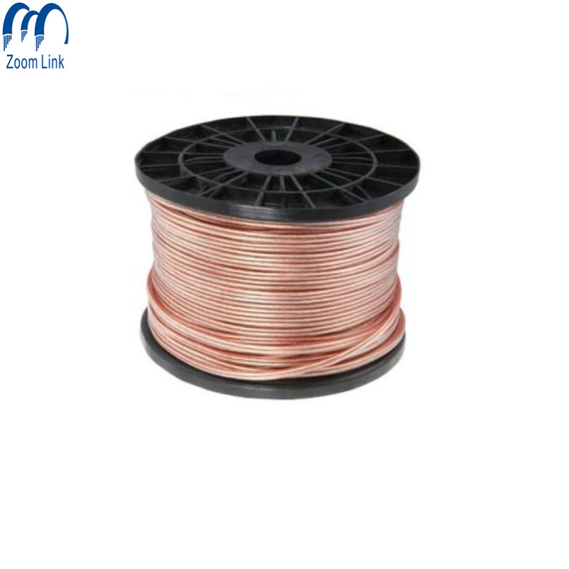China 
                10AWG 12AWG 18AWG Transparent Speaker Cable
              manufacture and supplier