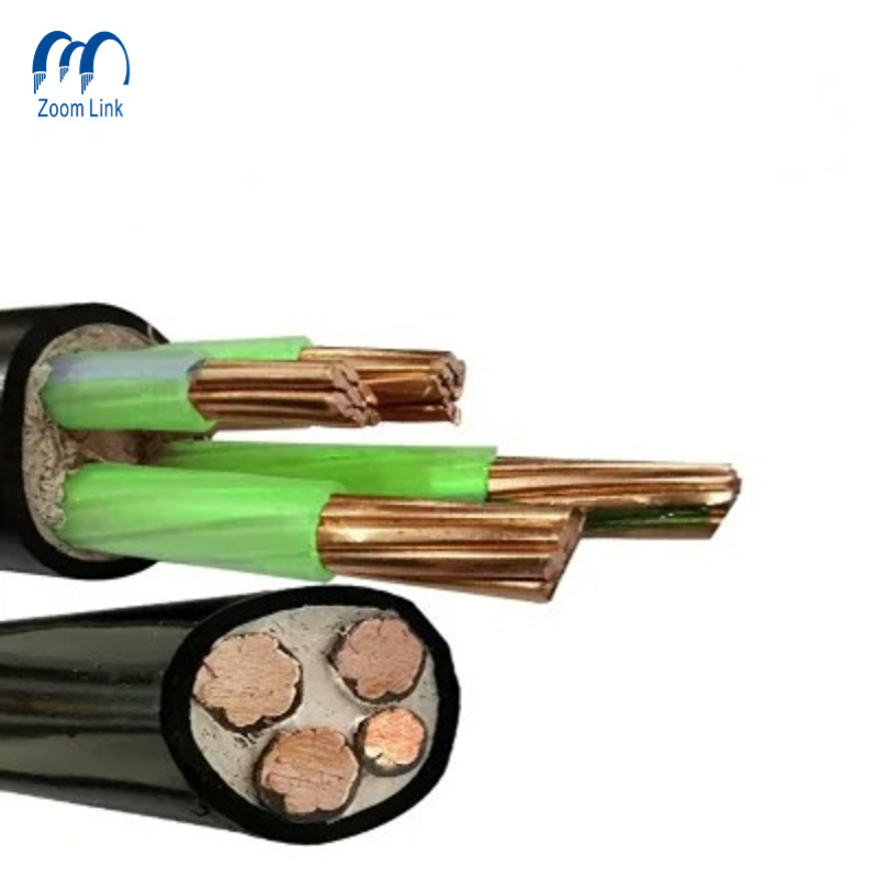 China 
                1kv 3X150 de baixa voltagem com núcleo de cobre com aço subterrâneo de PVC cabo de alimentação
              fabricação e fornecedor