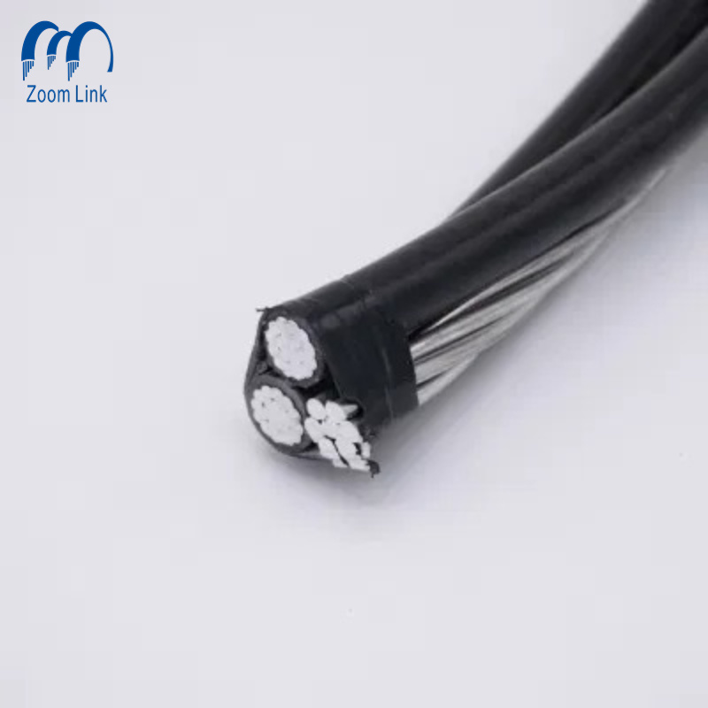 2*6AWG+1*6AWG AAC Conductor ABC Aerial Bundle Overhead Cable Electric Cable
