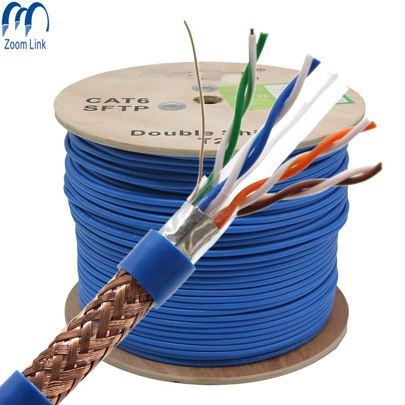 China 
                CABLE LAN de 6 rollos de cobre puro Cat CAT6 23awg 305m Cable UTP con precio barato
              fabricante y proveedor